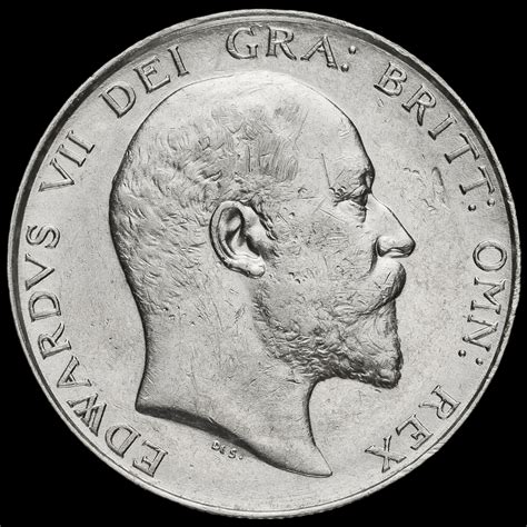 1902 Edward VII Silver Half Crown