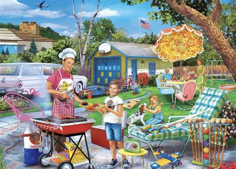 Grillen Im Garten Online Puzzle