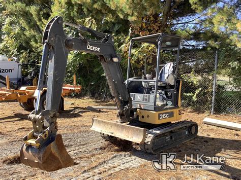 2018 John Deere 26g Mini Hydraulic Excavator For Sale 1174 Hours Frederick Md Fm724