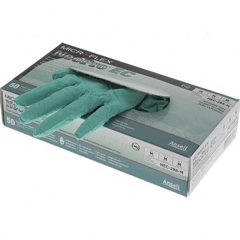 50 Pack Microflex Nec 288 M Disposable Gloves Neoprene