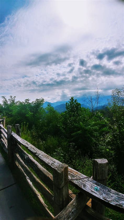 Gatlinburg Overlook Appalachian Mountains Clouds Gatlinburg