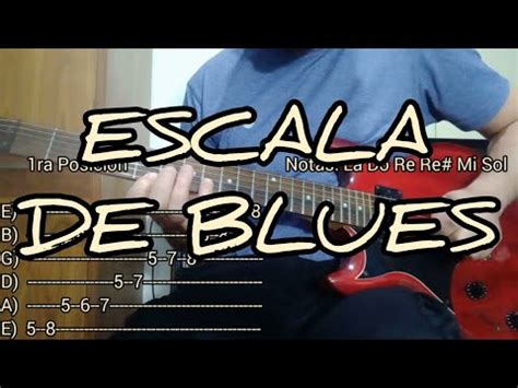 Tutorial Escala Pentatónica Blue Note Tonalidad La Menor YouTube