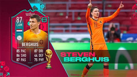 Complete This Card Now 😳 87 World Cup Path To Glory Berghuis Player