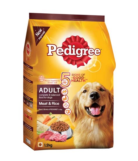 Pedigree Adult Dog Food Meat And Rice 12 Kg