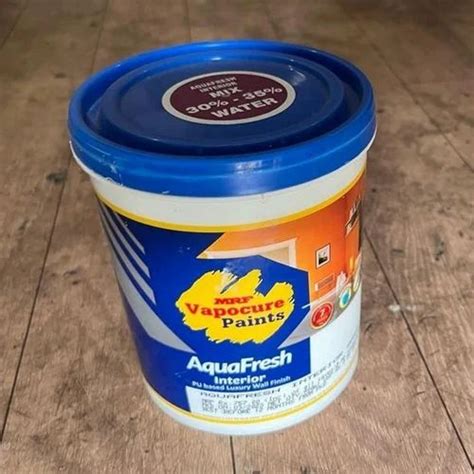 Mrf Aquafresh Pu Based Luxury Wall Finish Litre At Rs Bucket In