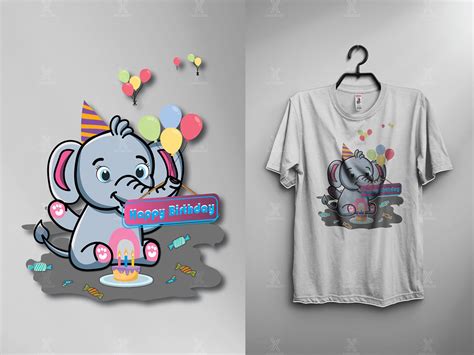 Kids Happy Birthday T-shirt Design on Behance