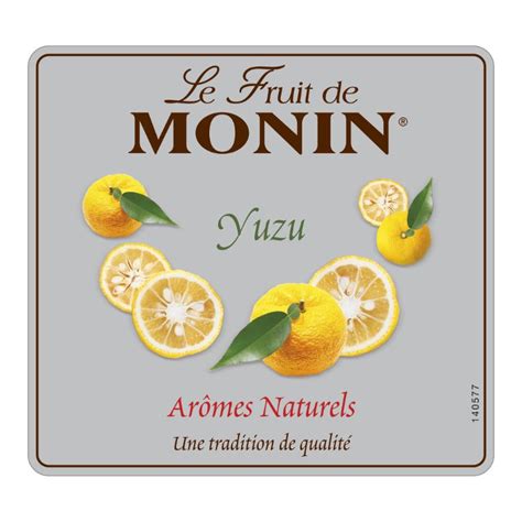 Monin Fruit Puree Yuzu 1L Cooksmill