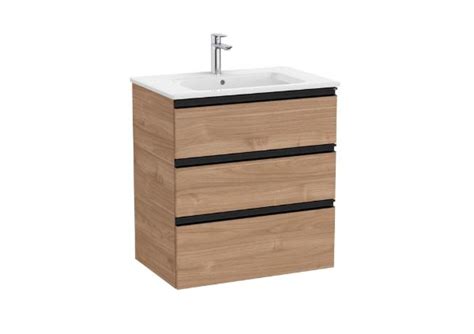 Unik Mueble Y Lavabo Modelo Gap Cajones Nogal Con Lavabo Centrado