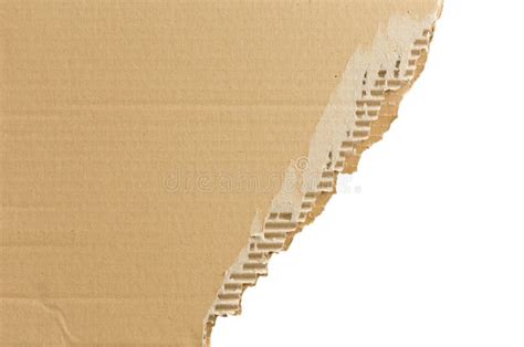 Torn Corrugated Cardboard Stock Photo Image Of Cargo