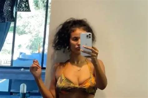 Maya Jama Dazzles As She Flaunts Hourglass Curves In Tiny Bikini At Boyfriend S Home Daily Star