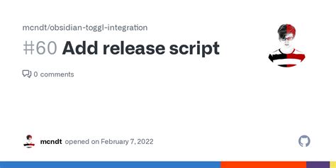 Add Release Script Issue 60 Mcndt Obsidian Toggl Integration GitHub