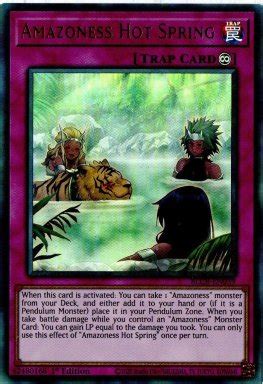 Amazoness Hot Spring BLCR EN039 Ultra Rare 1st Edition Yu Gi Wang