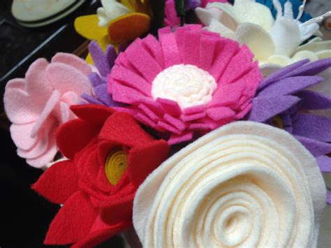 Felt Flower Bouquet Tutorial Mommy Like Whoa