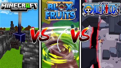 MOCHI MOCHI NO MI KATAKURI ONE PIECE SKILL MINECRAFT VS BLOX FRUITS VS