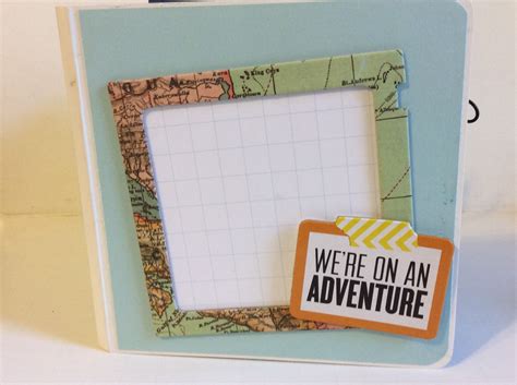 Travel Scrapbook Premade Pages Chipboard Book 5 X 5 Scrapbook Etsy