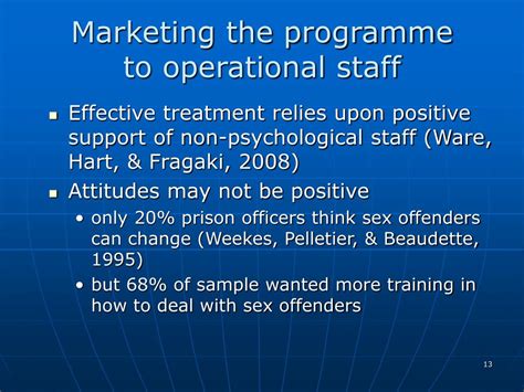 Ppt Good Management Of Sex Offender Treatment Programmes Powerpoint Presentation Id