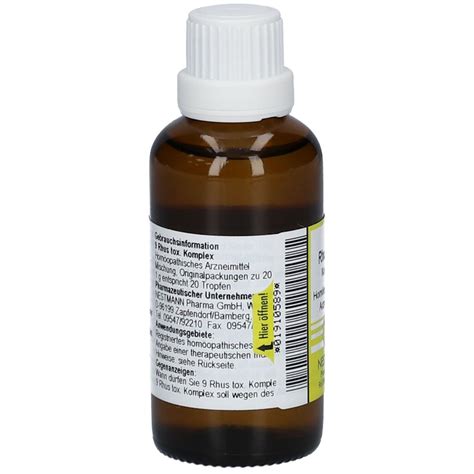 Rhus Tox Komplex Dilution Ml Shop Apotheke