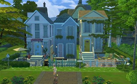 made some townhouses in prep for the new EP! : r/Sims4