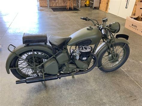 WW2 BSA M20 British Army Motorcycle For Sale