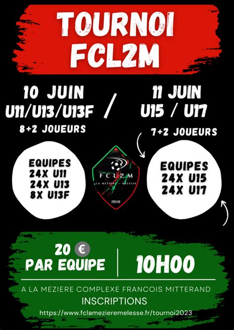 Tournoi FCL2M 2023 FC LA MEZIERE MELESSE