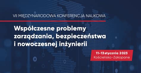 Konferencja W Zakopanem 2023 Zaproszenie UTH