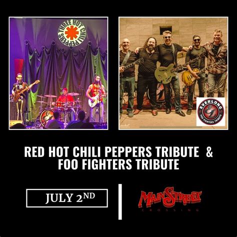Artist Page Red Hot Chili Peppers Tribute And Foo Fighters Tribute