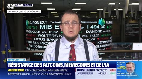 BFM Crypto Résistance des altcoins memecoins et de l IA 16 04