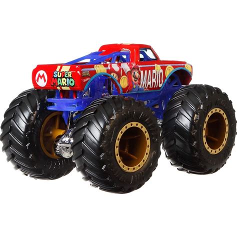 Mattel Hot Wheels Monster Trucks tematický truck cm Super Mario Maxíkovy hračky