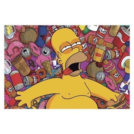 Placa Decorativa Homer Simpson Bêbado