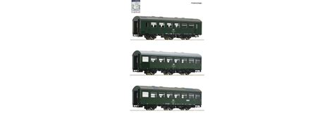 Roco 74070 3 Set Rekowagen Ep IV DR 156 60