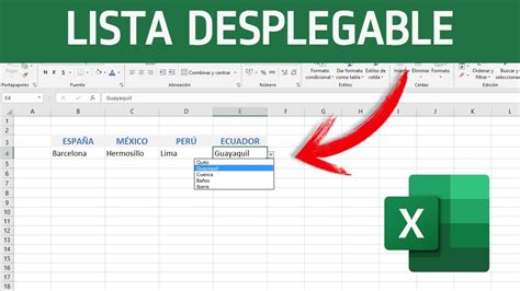 Descubre C Mo Insertar Desplegables En Excel Y Optimiza Tus Hojas De