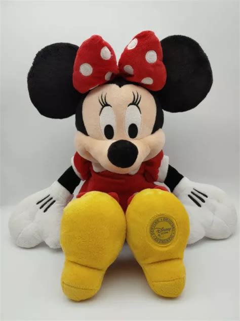 Disney Store Exclusive Minnie Mouse 18 Plush Red Polka Dots Dress