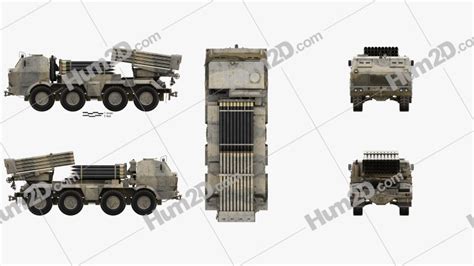 RM-70 multiple rocket launcher Blueprint in PNG - Download Military ...