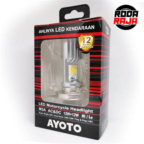 Jual Headlamp Led M A H Ayoto Original Lampu Depan Motor Sport Laki