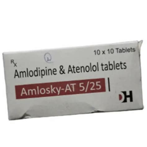 Daxia Amlosky AT 5 25 Amlodipine Atenolol Tablets Prescription At Rs