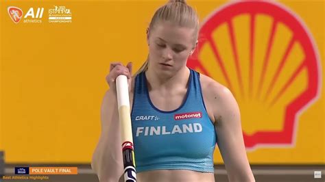 Wilma Murto Finland Pole Vault European Indoor Youtube