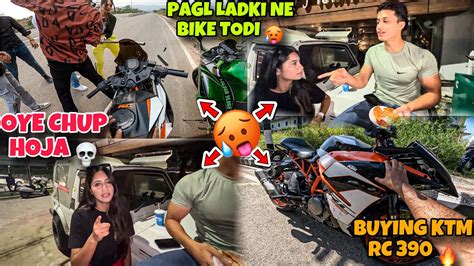 Ye Ladki Toh Zyda Bol Rahi Hai Ab 🥵 Buying New Ktm Rc 390😍 Finally Preparation Of Ladakh Ride