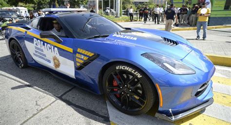 Guatemala Police Turn Drug Dealers Corvette Into A Police Car Car News