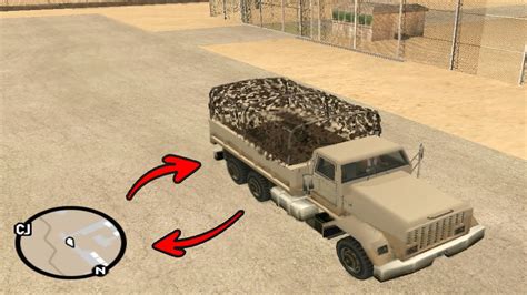 Gta San Andreas Easy Way To Get Army Truck Youtube