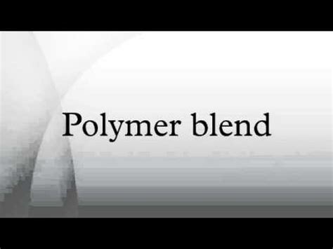 Polymer Blend ,what is this? - See Fillplas products