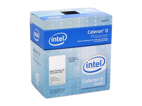 Intel Celeron D 326 - Celeron D Prescott Single-Core 2.53 GHz LGA 775 ...