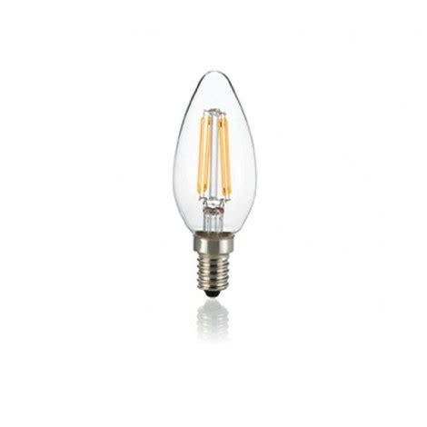 Lampadina Classic E14 LED 4W Oliva 430lm Dimmerabile 3000K Vetro