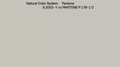 Natural Color System S 2002 Y Vs Pantone P 178 1 C Side By Side Comparison