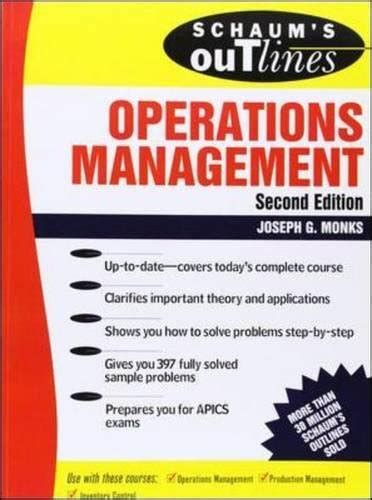 Schaum S Outline Of Operations Management