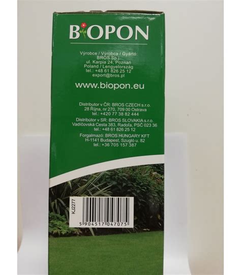 BiOPON granulované hnojivo na trávnik 1kg | TATRACHEMA