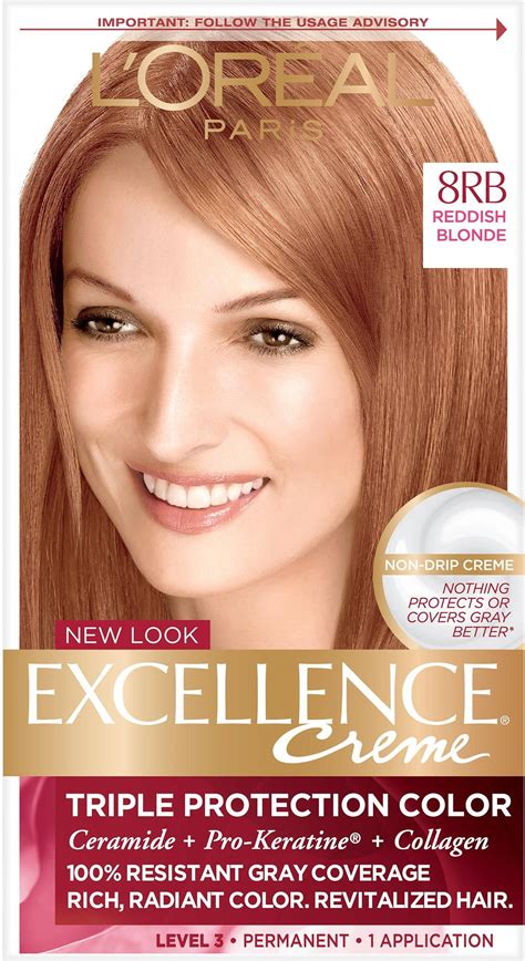 L Or Al Paris Excellence Creme Triple Protection Colour Rb Reddish