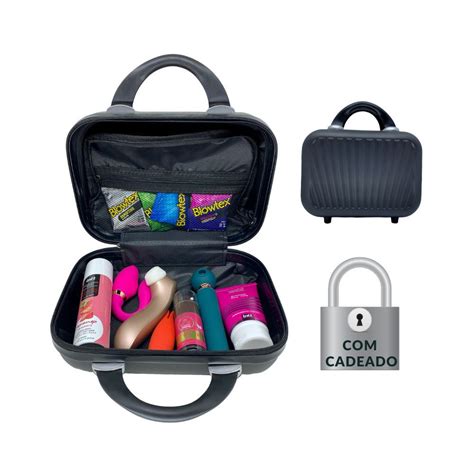Maleta Porta Sex Shop Cadeado Sem Produtos Amor De Luxo O Seu Sex Shop Online