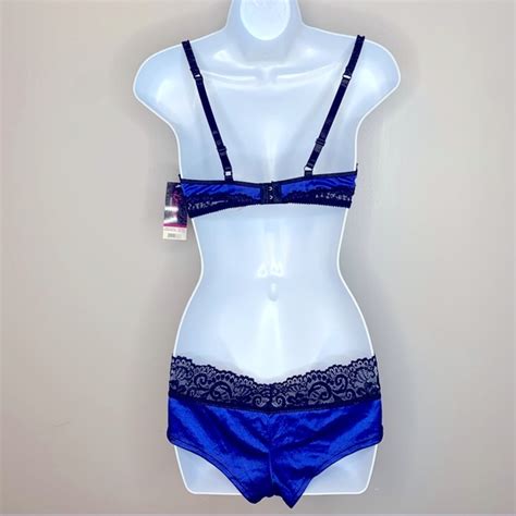 Oh La La Cheri Intimates Sleepwear Oh La La Cheri Blue And Black