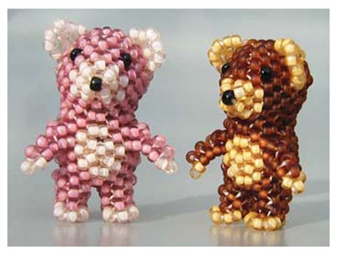 Free Beading Pattern: 3D Teddy Bear | Bead-Patterns