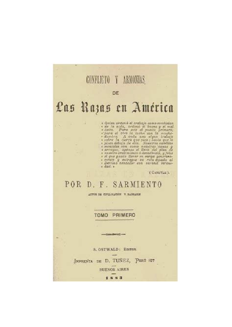 Conflicto y armonias de razas en america ÍND ICE CAPÍTULO I ETNOLOGÍ